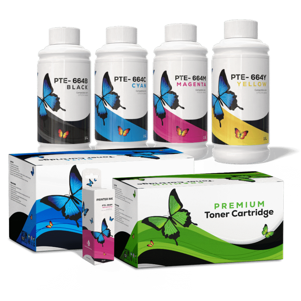 Kit tintas compatibles Bk CMY